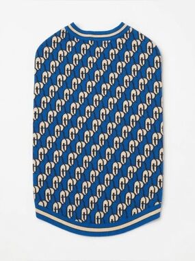 On The Roll Pet Cardigan Sweater for Dogs Size 3XL (47-69 lbs)